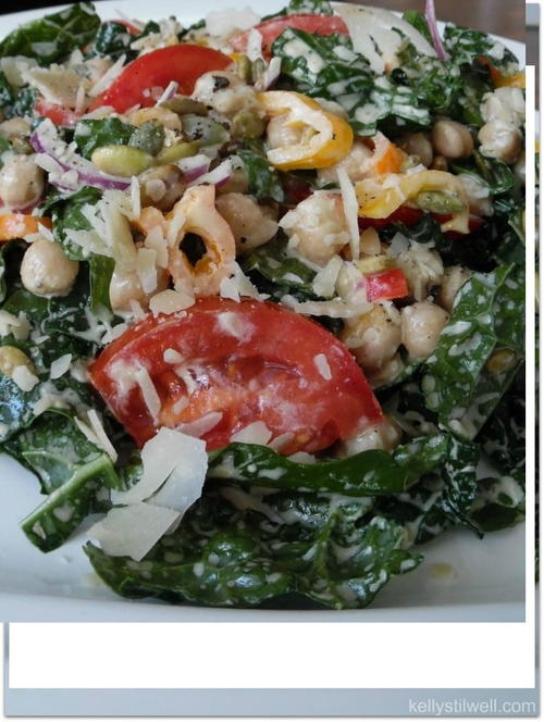 Daniel Fast Kale Caesar Salad With Chickpeas Daniel Fast Kale Caesar Salad With Chickpeas