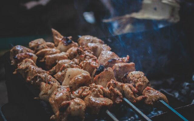 Grilled Teriyaki Chicken Skewers Grilled Teriyaki Chicken Skewers