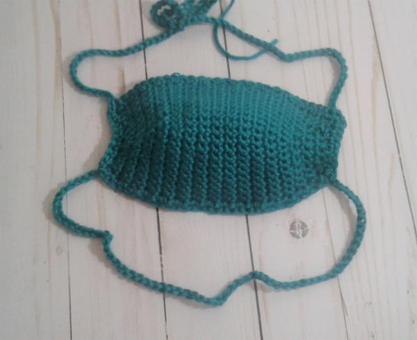 Adjustable Ties Crochet Face Mask Adjustable Ties Crochet Face Mask