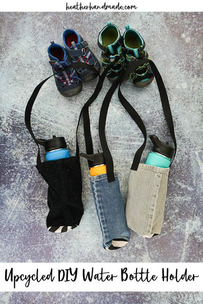 Upcycled Diy Water Bottle Holder Upcycled Diy Water Bottle Holder