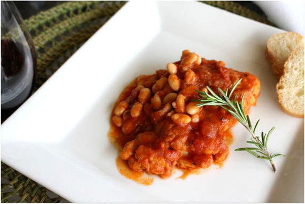 Easy Chicken Cacciatore With White Beans Easy Chicken Cacciatore With White Beans