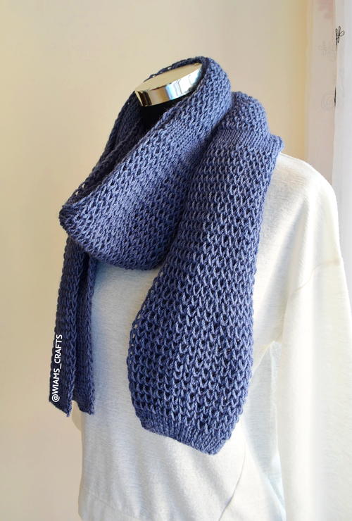 Midnight Blue Scarf