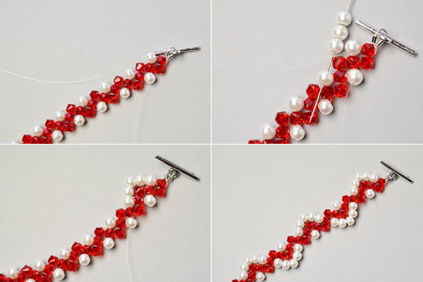 Beebeecraft Tutorials On How To Make Wave Beaded Bracelet Beebeecraft Tutorials On How To Make Wave Beaded Bracelet