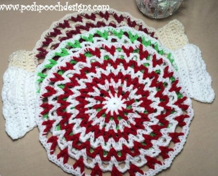 Peppermint Candy Doily Peppermint Candy Doily