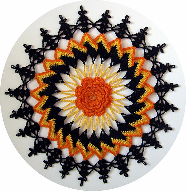 Trick or Treat Doily Trick or Treat Doily