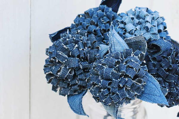 Scrap Jeans Flowers Scrap Jeans Flowers