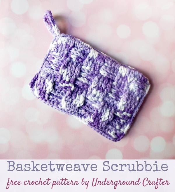 Basketweave Scrubbie Basketweave Scrubbie
