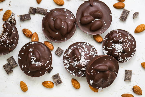 Healthy Coconut Almond Joy Cups Healthy Coconut Almond Joy Cups