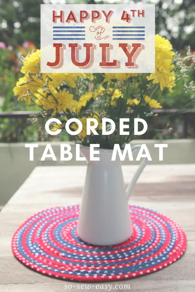 Star Spangled Table Mat Star Spangled Table Mat