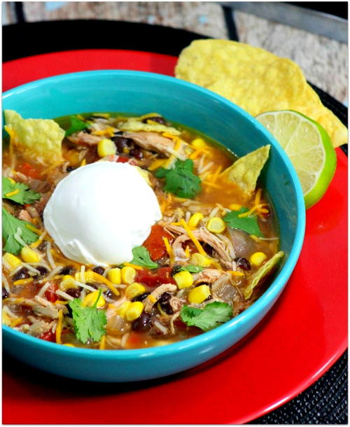 Easy Chicken Tortilla Soup Easy Chicken Tortilla Soup