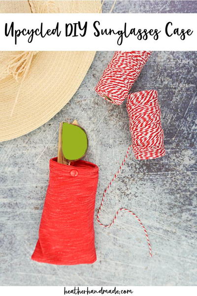 Upcycled Diy Sunglasses Case Upcycled Diy Sunglasses Case