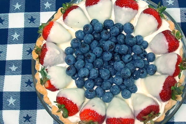 Red White And Blueberry Pie Red, White, And Blueberry Pie