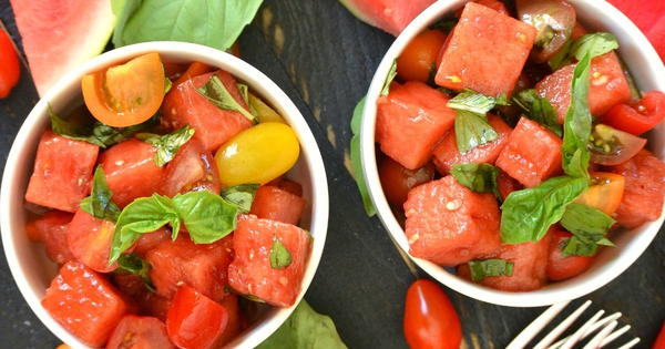 Watermelon Tomato Salad Watermelon Tomato Salad