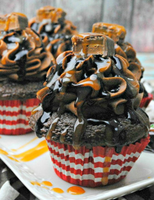 Milky Way Cupcakes Milky Way Cupcakes