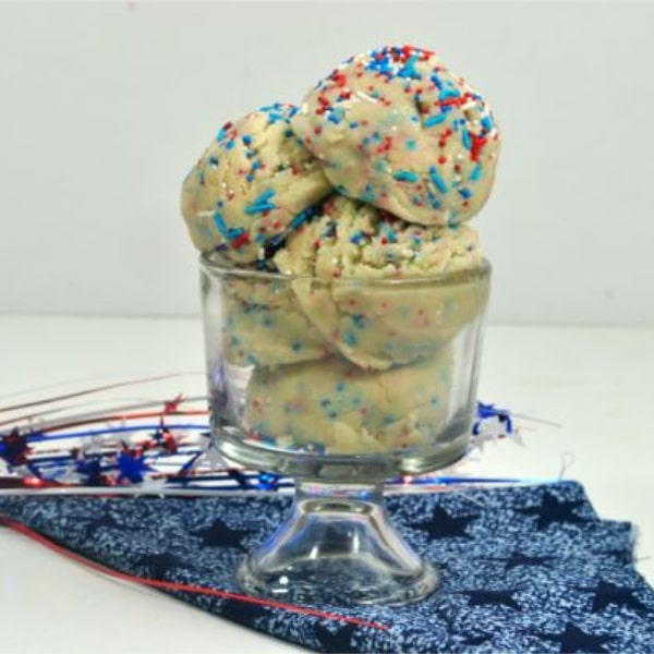 Patriotic Edible Cookie Dough Recipe Patriotic Edible Cookie Dough Recipe