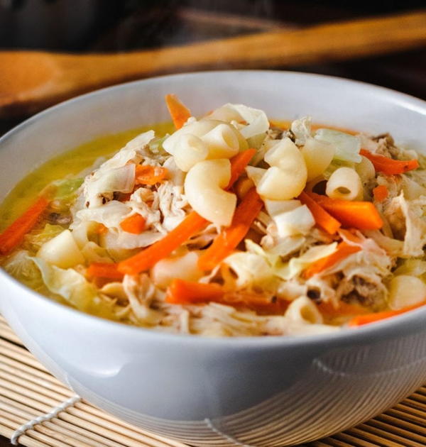 Velvety Chicken Macaroni Soup Velvety Chicken Macaroni Soup