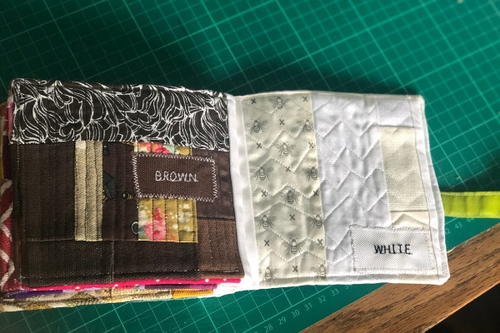 Baby Colour Book From Scrap Fabric Baby Colour Book From Scrap Fabric