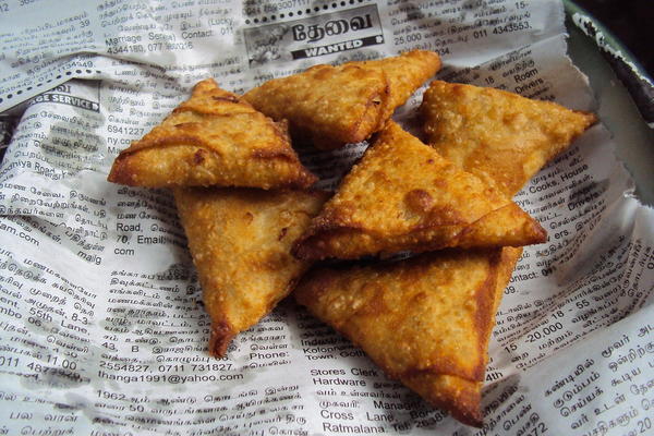 Savory Purple Yam Samosas Savory Purple Yam Samosas