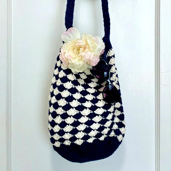 Boho Shell Stitch Beach Bag Boho Shell Stitch Beach Bag