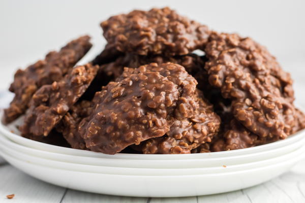 Chocolate Peanut Butter No Bake Cookies Chocolate Peanut Butter No Bake Cookies