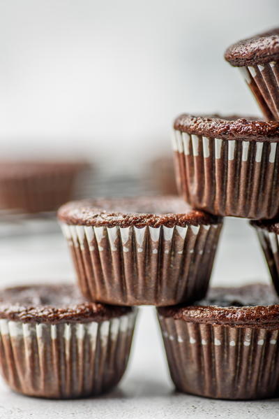 Flourless Chocolate Zucchini Muffins Flourless Chocolate Zucchini Muffins