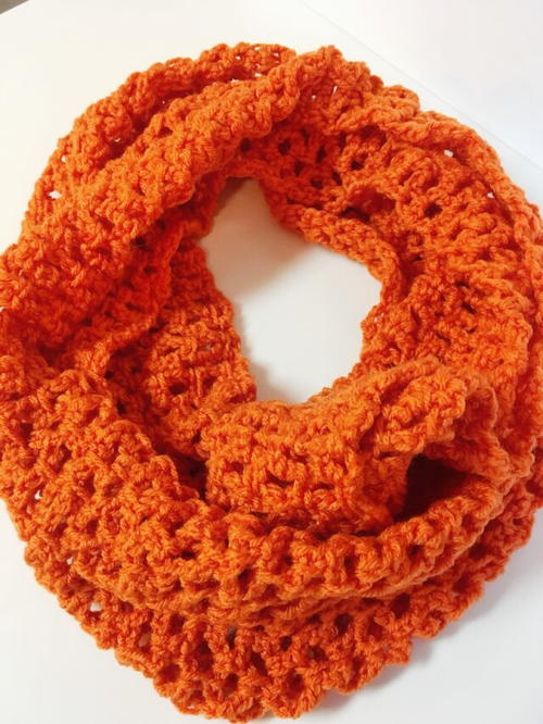 Pumpkin Infinity Cowl Pumpkin Infinity Cowl