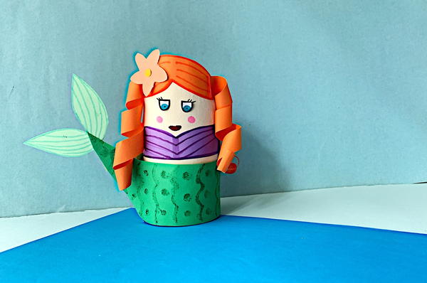 Toilet Paper Tube Mermaid Craft For Kids Toilet Paper Tube Mermaid Craft For Kids