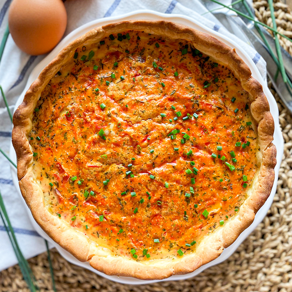 3 Ingredient Savory Tomato Egg Tart 3 Ingredient Savory Tomato & Egg Tart