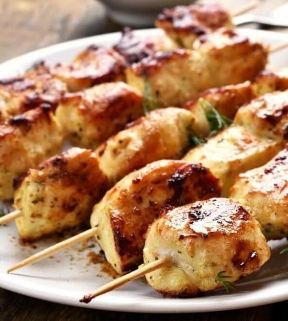 Air Fryer Grilled Chicken Kebabs Air Fryer Grilled Chicken Kebabs