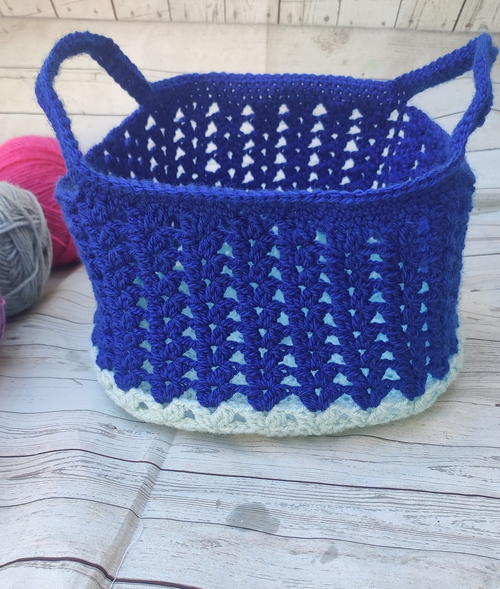 Free Crochet Storage Basket Free Crochet Storage Basket