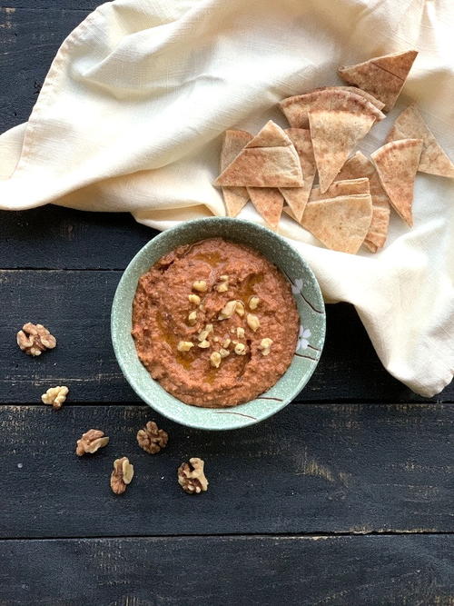 Red Pepper Dip muhammara Red Pepper Dip (muhammara)