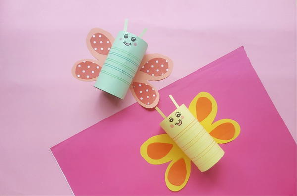 Toilet Paper Roll Butterfly Craft For Kids Toilet Paper Roll Butterfly Craft For Kids