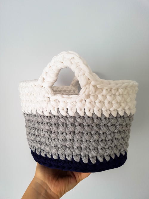 Crochet Toy Basket Crochet Toy Basket