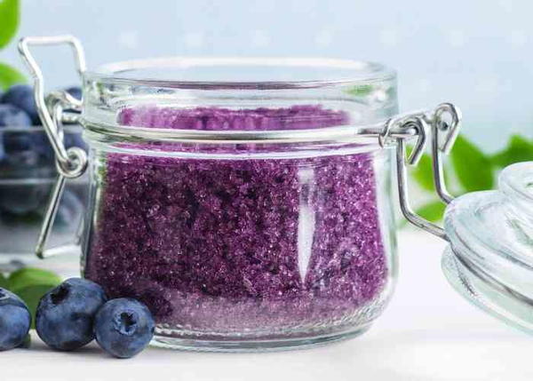 Blueberry Lemon Easy Sugar Scrub Recipe Blueberry Lemon Easy Sugar Scrub Recipe