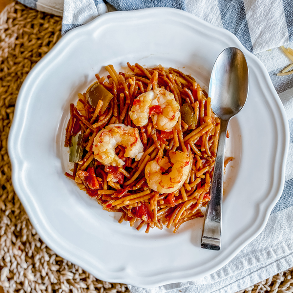 Epic Spanish Fideos With Vegetables Shrimp Epic Spanish Fideos With Vegetables & Shrimp
