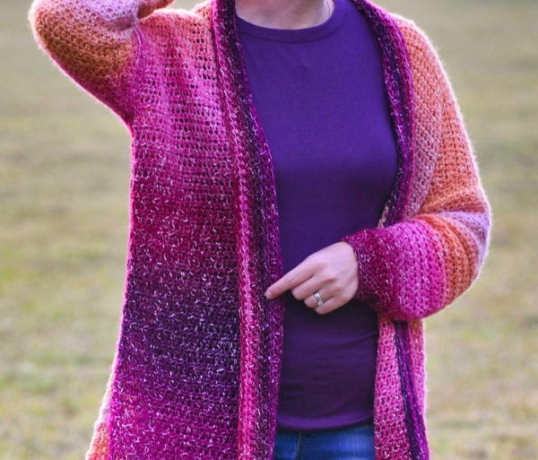 Changeover Crochet Cardigan Changeover Crochet Cardigan