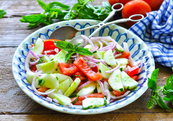 Tomato Cucumber Onion Salad Tomato Cucumber Onion Salad
