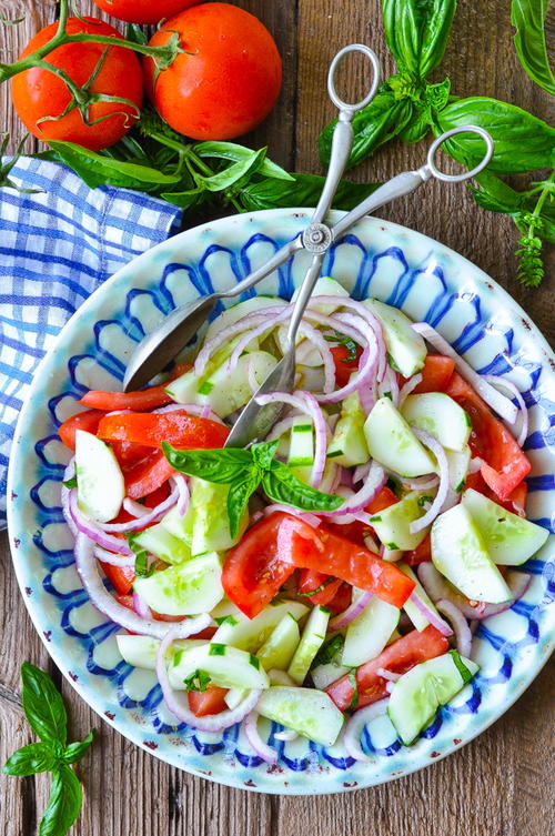 Tomato Cucumber Onion Salad Tomato Cucumber Onion Salad