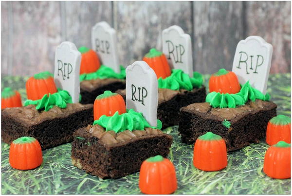 Halloween Brownie Bites Halloween Brownie Bites