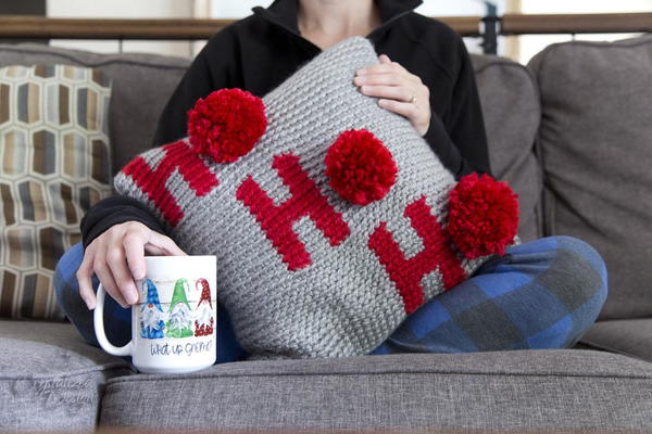 Ho Ho Ho Pillow Cover Ho Ho Ho Pillow Cover