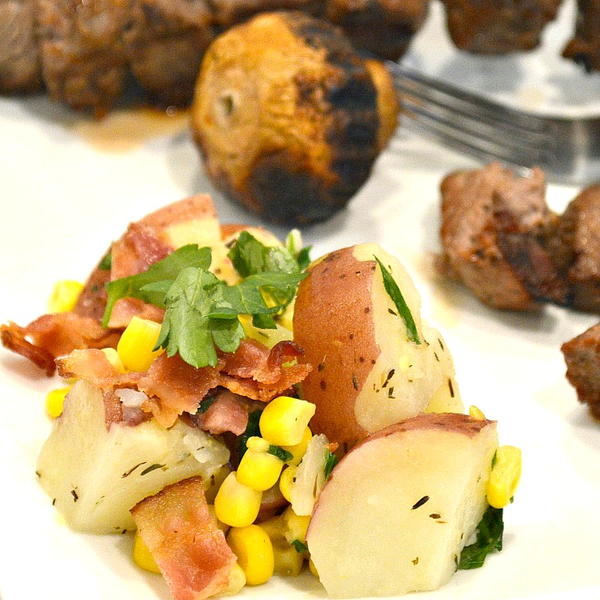 Summer Salad Garden Vegetables And Bacon Summer Salad – Garden Vegetables And Bacon