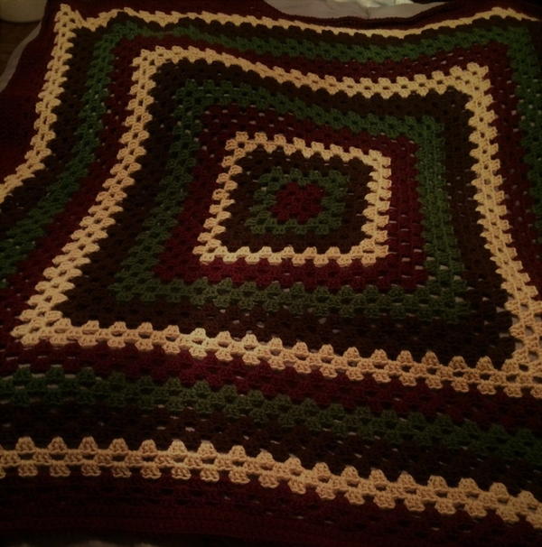 Granny Square Afghan