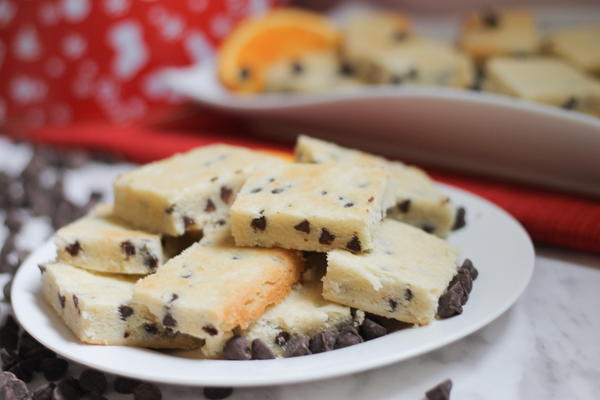 Shortbread Bars Chocolate Chip Citrus Shortbread Bars: Chocolate Chip Citrus
