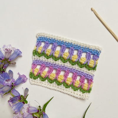 Field Of Flowers Crochet Stitch