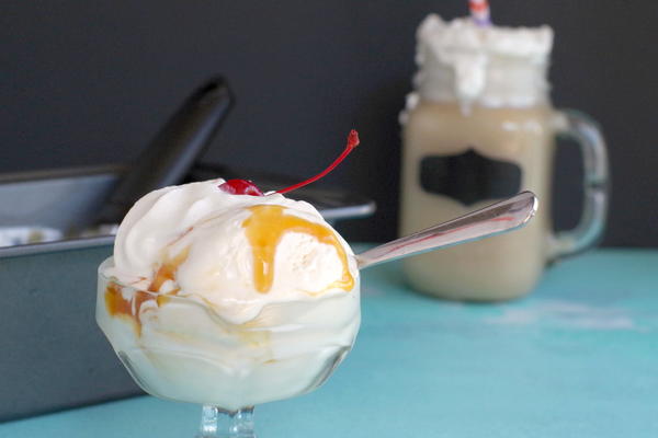 No Churn Butterbeer Ice Cream No Churn Butterbeer Ice Cream