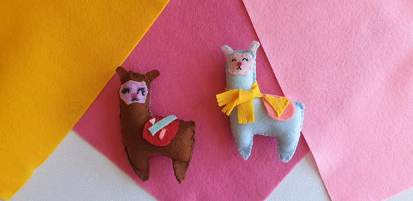 Easy Felt Llama Softie Easy Felt Llama Softie