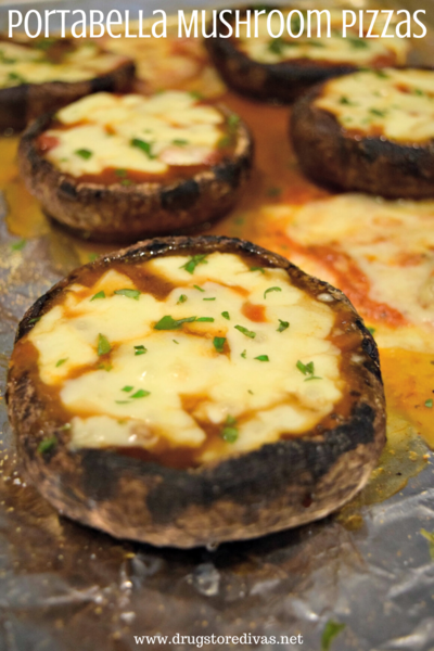 Portabella Mushroom Pizzas Portabella Mushroom Pizzas