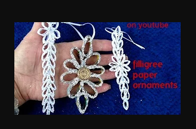 Filligree Paper Christmas Ornaments Filligree Paper Christmas Ornaments