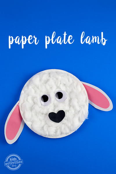 Paper Plate Lamb Craft Paper Plate Lamb Craft