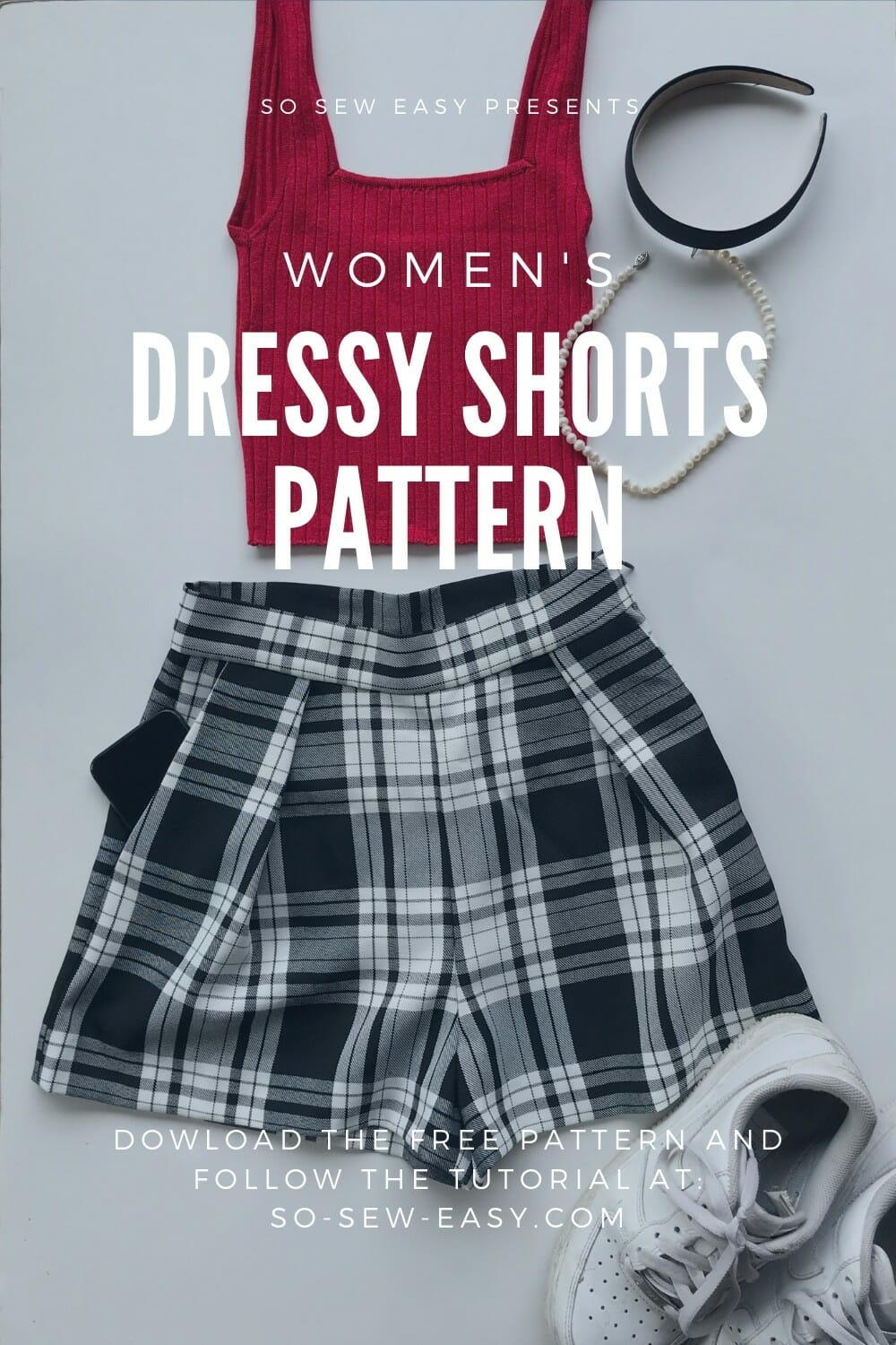 Women’s Dressy Shorts Free Sewing Pattern